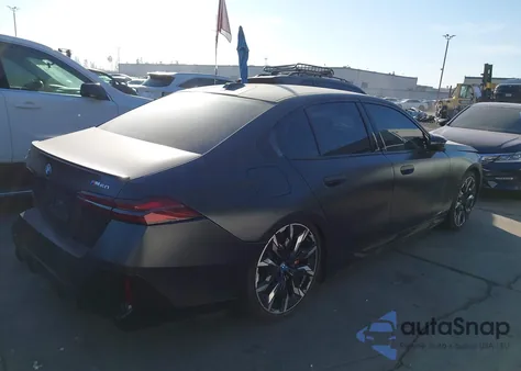 2024 BMW I5 M60 from USA, damaged, VIN WBY43FK02RCR76400